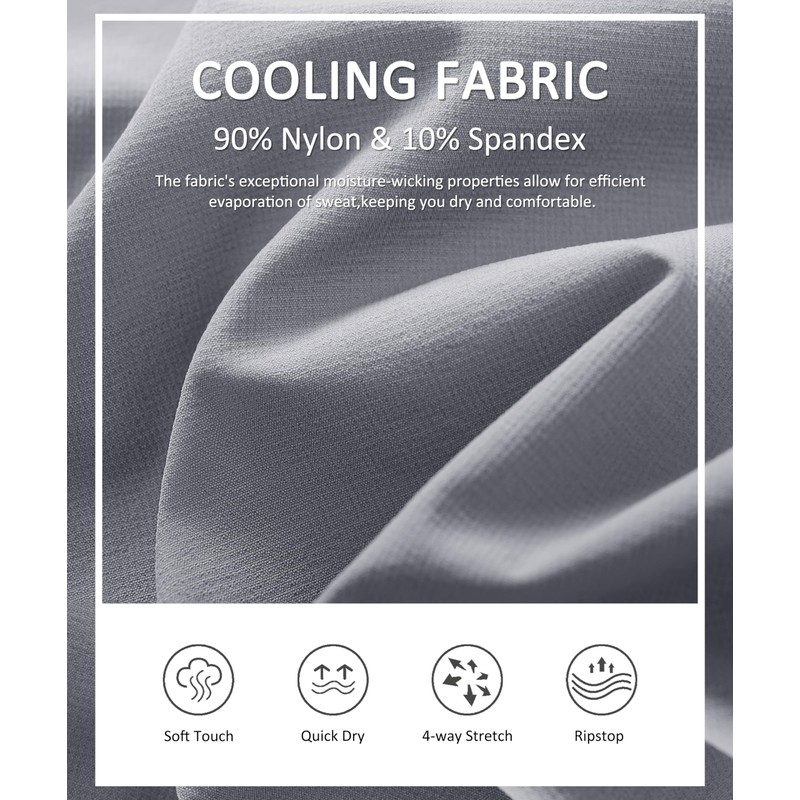 MAGCOMSEN Men's Hiking Shorts 10" Lightweight Outdoor Work Shorts for