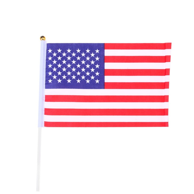 Kisangel Sets American Flags Waving Hand Flags Small American Us
