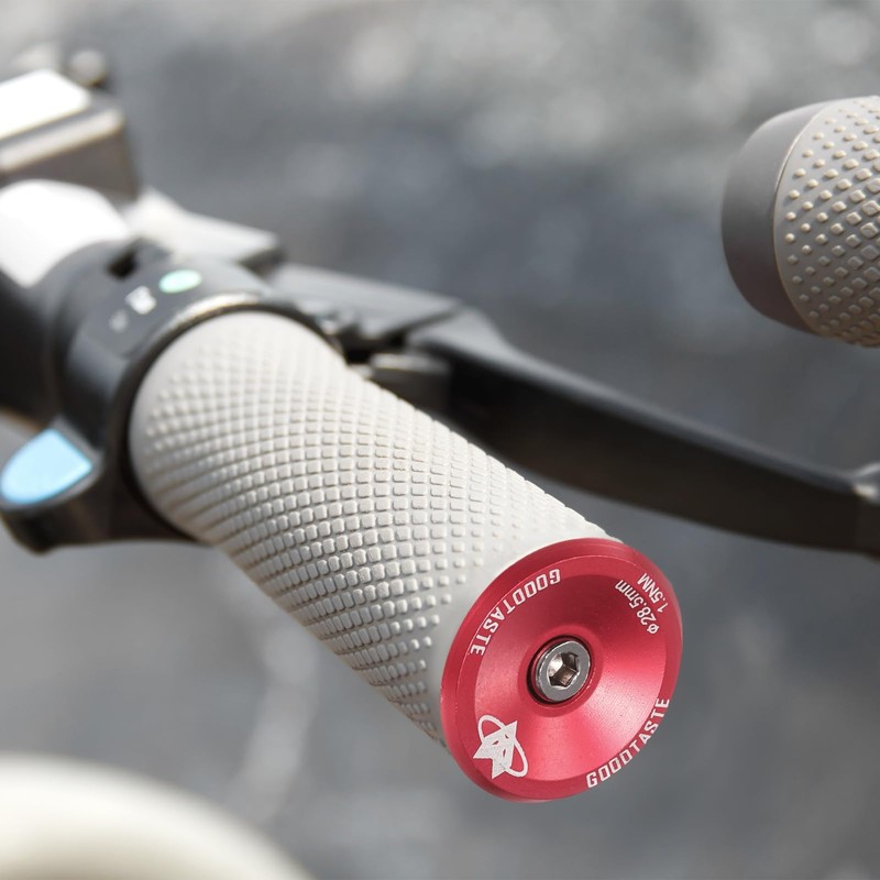 sourcing map Bar End Plugs Aluminum Handlebar End Caps Bike