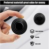 20 Piezas Almohadilla de Silicona Antigolpes para Puerta de Coche,