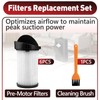 6 Pcs Filters Compatible with Eye-Vac Home, Pro, Pet, Air,