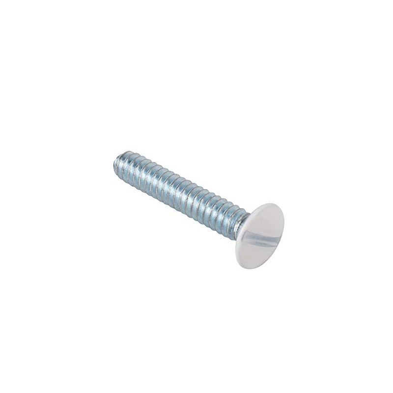 Henne Bery 3/4" Long 6-32 Thread, Oval Head Milled Slot