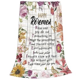 Retirement Gifts for Women Throw Fleece Blanket 60”x50” Nurse, Social Worker, Teacher Retirement Gifts for Women Grandma Blanket in Home Bed Sofa Warm