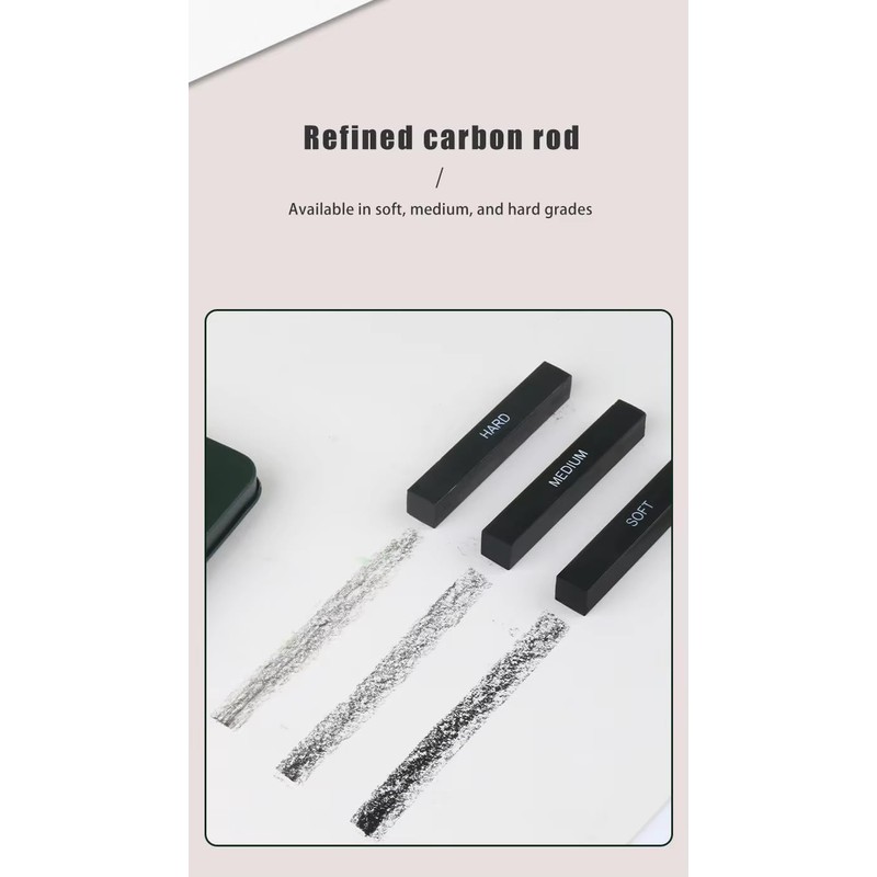 Art Set, 19 Piece Sketch Pencils, Drawing Pencil with Graphite