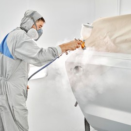 ACROPIX Pre-Taped Masking Paper Automotive Paint Masking Paper 30x2000cm / 65.62ftx11.81 Brown Orange Kraft Paper