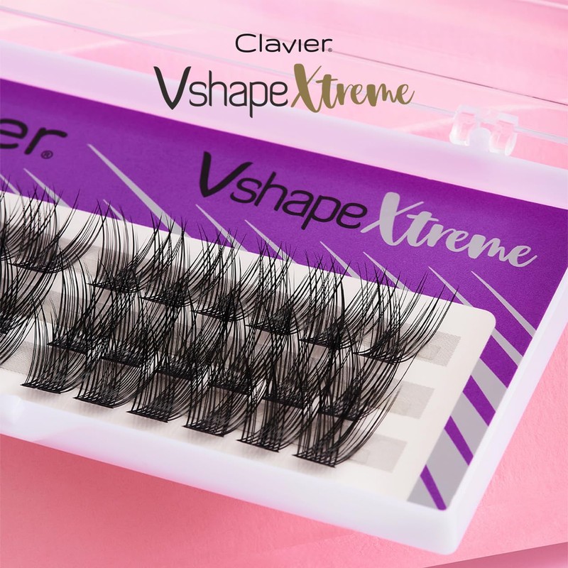 Vshape Xtreme False Eyelashes Natural V Shape C Shape Eyelash