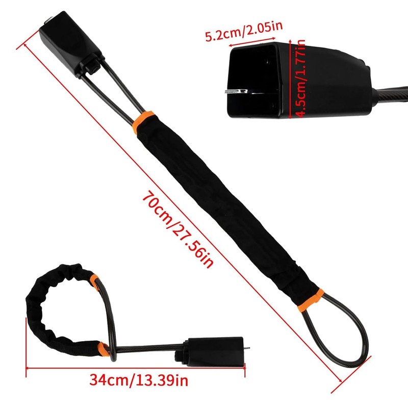 Upgraded car Steering Wheel Lock with Alarm Function, seat Belt