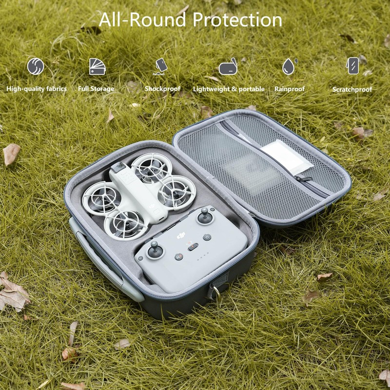 Flyekist Carrying Case for DJI Neo-Portable PU Protective Storage Bag