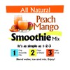 Peach Mango Smoothie Mix - 1.5 Lb Container (24 Oz)