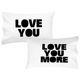 Oh, Susannah Love You Love You More Pillow Cases Luxury Soft Pillowcases You'll Love to Sleep on Wedding Engagement Gift Birthday Presents for Couples (2 Pillowcases)