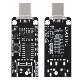 AOICRIE 3pcs 100W 5A USB-C Fast Charge USB-C PD QC DC 5V 9V 12V 15V 20V Adjustable Voltage Power Trigger Module 5A Type-C Male Input