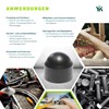 Yourkon Hexagonal Cover Cap, Anthracite, Protective Cap for Screws, UV-Resistant,