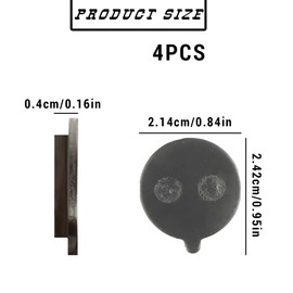 Thyonta Semi-Metal Brake Pads for Kugoo M4/M4 Pro Electric Scooters (Pack of 4)