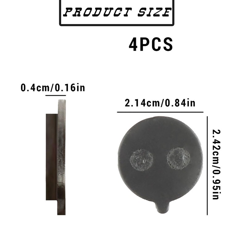 Thyonta Semi-Metal Brake Pads for Kugoo M4/M4 Pro Electric Scooters