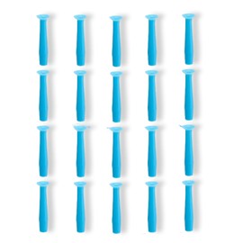 Labyrinxel Contact Lens Remover 20 Pack Blue Lens Remover Tool and Applicator Stick for Contact Lens Wearers Portable for Travel and Daily Use