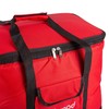 1x Red 30L Insulated Cool Bag - Foldable Thermal Cold