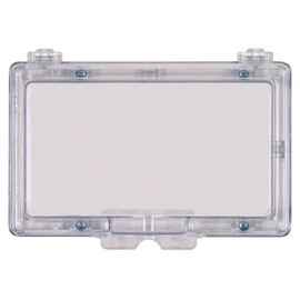 Safety Technology International, Inc. STI-6550 Widebody Keypad Protector without Lock - Flush Mounted Clear Polycarbonate Enclosure