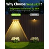 Solar Fence Lights Outdoor 12 Pack Upgraded High Brightness 3