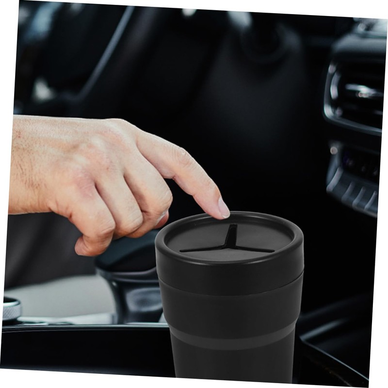 FUNOMOCYA Pcs Car Trash Can Cup Holder Compact Mini Trash