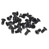 sourcing map M3 x 6mm Phillips Screw Fastener Black for