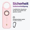 SnapSiren Taschenalarm: 135dB Selbstverteidigung Sirene für Frauen mit Schlüsselanhänger &