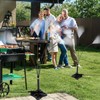 VIHOSE 2 Set Standing Misters for Outside Patio, Portable Stand