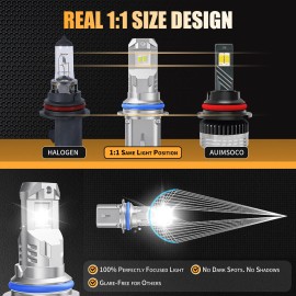 AUIMSOCO For Nissan Frontier 2005-2020 4x 6000K Combo LED Headlight Hi/Lo&Fog Bulbs Kit