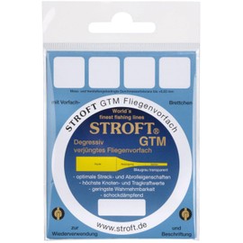 STROFT GTM Fly Leader Drawn Leader 12 ft / 375 cm All Thicknesses (0.37 mm - 04X)