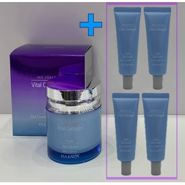 Isa Knox Age Focus Vital Collagen Hydra Gel Cream Large Capacity 100ml + Additional 100ml / 이자녹스 에이지포커스 바이탈 콜라겐 하이드라 젤크림 대용량 100ml+추가 100ml