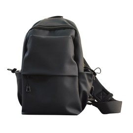 Eaziri Sling Bag, Black Color Crossbody Shoulder Small Backpack for Men and Women, Water-Resistant, Lightweight Single Shoulder bag for Travel, Adventure or Daily-Use