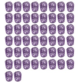 50x Purple LED Tea Light Candle Tealight Wrap Lampshade Holder for Votive Centerpieces Birthday Wedding Party Baby Shower