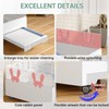 Oneluck Deluxe Rolling Bunny Hutch with Urine Guard,Small Rabbit Cage