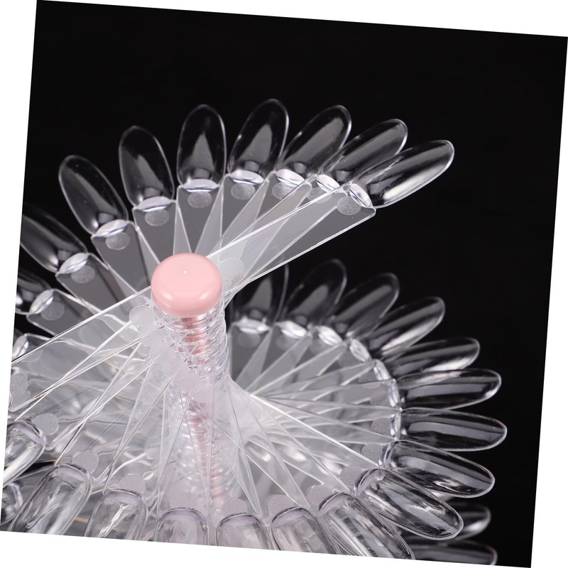 IWOWHERO Nail Art Display Stand Spiral False Nail Rack Nail