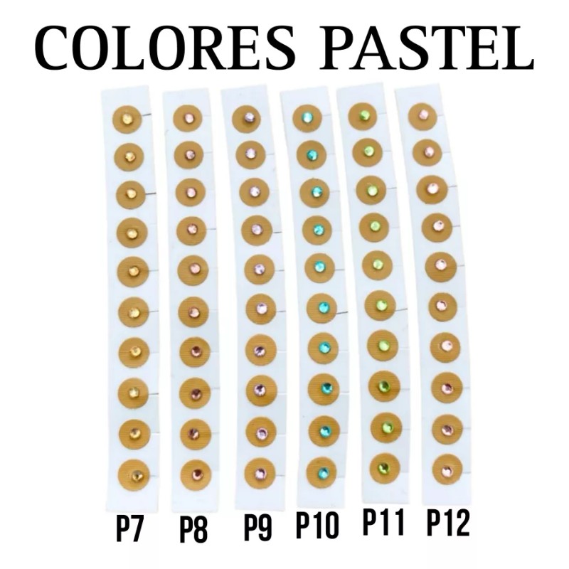 Productos comerciales mx Balines Con Piedra Swarovsky Auriculoterapia 1000 Piezas