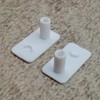 ULEIVA Replacement Clip 2 Pieces White Compatible with Kermi Type