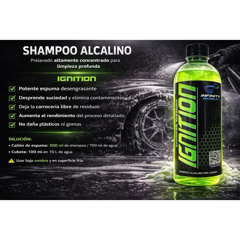 Shampoo Alcalino Descontaminante Carroceria Espuma Activa