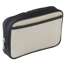 SAN-EI Sangyo GEN-180 [Valuables Case] [With Key] Canvas Venture Key Lock Pouch Security Case [A5 Storage Size], Quinari