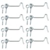 8 Pcs 2.5 inches Cabin Hook Eye Latch Gate Door