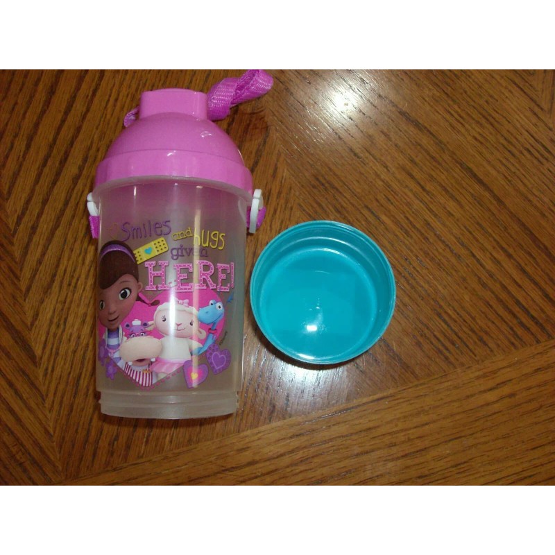 Doc McStuffins Rock N Sip Child mobil cup with straw