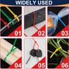 Cable Ties, 450mm x 7.6mm, Pack of 50, Yellow Premium