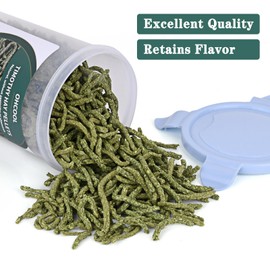 Ohcool Timothy Hay Pellets 7oz - 100% Timothy Premium Nutrition Pellet for Tortoise, Rabbits 7 oz