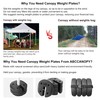 ABCCANOPY Easy Canopy Weights with Lock Design for Wind Resistance,