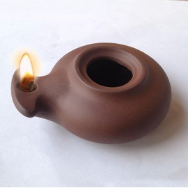 Biblical Oil lam Clay pvintage for Indoor use Vintag Jesus lamp Bible Light Antique Christian Gift