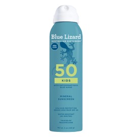 Blue Lizard Kids Mineral Sunscreen Spray SPF 50+, Brand, Broad-Spectrum UVA/UVB Protection, Water-Resistant, Zinc Oxide Formula, 5 fl oz