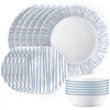 Corelle 18-Piece Dinnerware Set Service for 6, Lightweight Round Plates