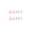 French Tip Press on Nails Short Almond Fake Nails with