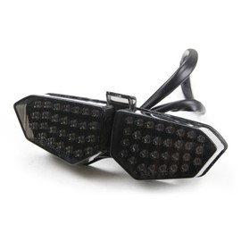 Integrated Sequential LED Tail Lights Smoke Lens for 2003-2005 Yamaha YZF R6 / 2006-2009 R6S