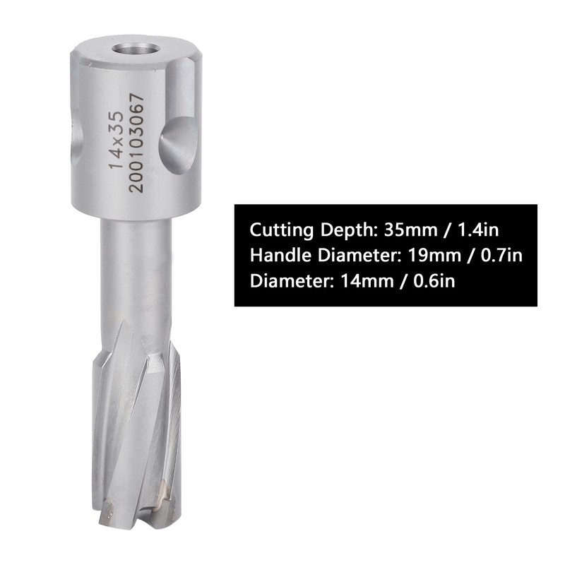 Core Drill Bit Cemented Carbide Universal Shank Steel Plate Deep