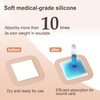 Ourmed Soft Flex Silicone Foam Dressings(6"x 6", Pack of 10)