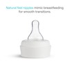 Munchkin Bond Silicone Coated Glass Baby Bottles - Anti-Colic Feeding